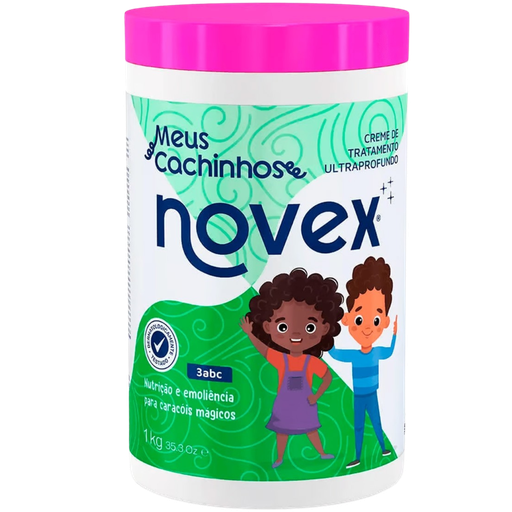 [876120004064] Masque pour cheveux bouclés pour enfants - Mes Boucles- Meus Cachinhos - Novex 300ml