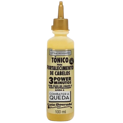 [7897158722266] Tonique Fortifiant Anti-Chute - Power 3 Minutes - Clou de Girofle et Ail - Gota Dourada 100ml