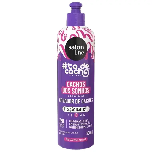 [7908458325276] Crème Coiffante avec Activateur de Boucles - #To de Cacho Profix - Cacho dos Sonhos - Salon Line 300ml